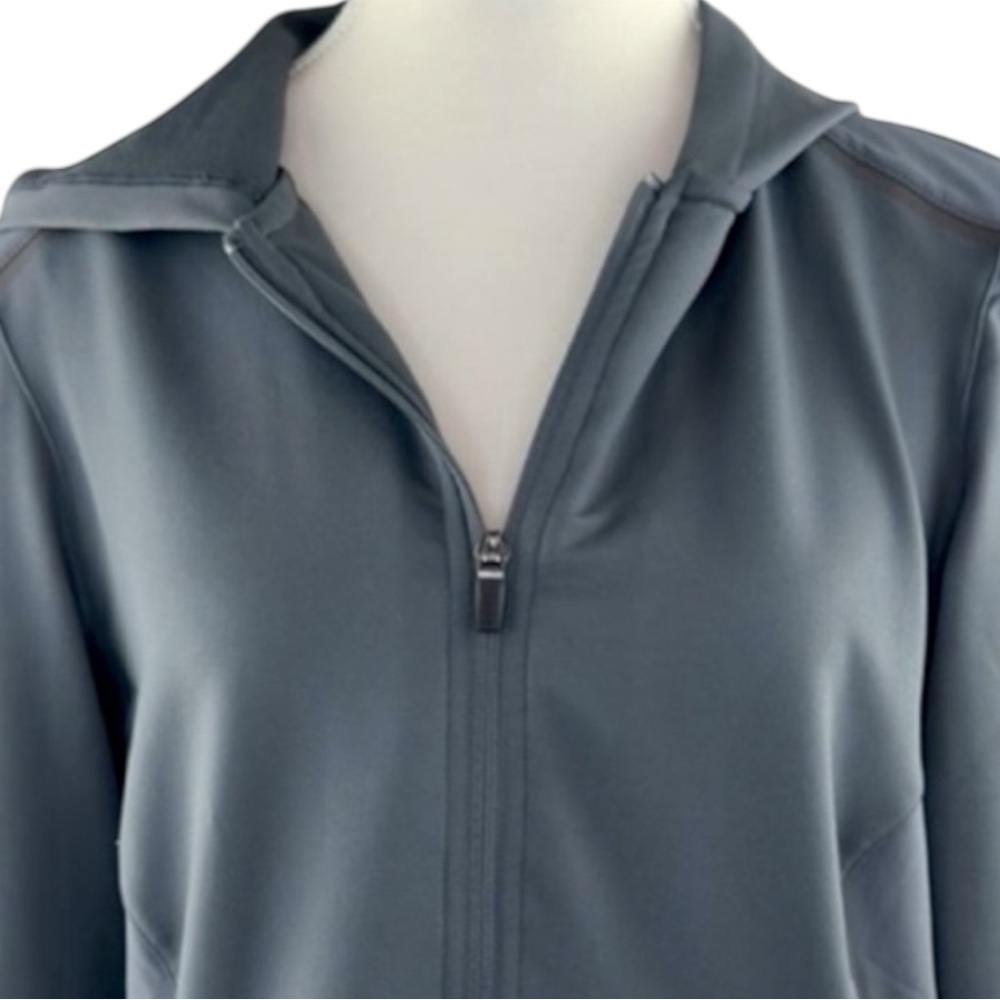 5.11 Tactical Women’s M Gray Blue Full‎ Zip Hoodie Jacket Training Layer Stretch